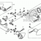 VT750CS Сигналы поворота