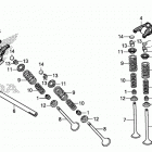CB500F Распределительный вал и клапана