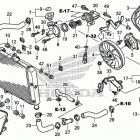 CB1000R Радиатор