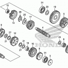 VT750CS Трансмиссия