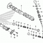 CBR600RA Распределительный вал и клапана