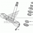 CBR600RA Траверса нижняя