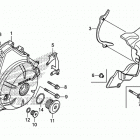 NC700X Крышка генератора
