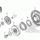 CBR600RA Муфта стартера