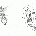 CMX250X Задний амортизатор