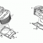 VT750CS Цилиндры