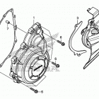 CBR500R Крышка генератора