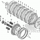 CMX250X Сцепление