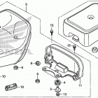 CMX250X Сидение