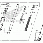 CB500X Передняя вилка