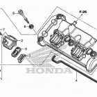 CBR600RA Крышка головки цилиндров