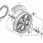 CTX700ND Переднее колесо