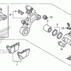CBR1000RA Задний суппорт
