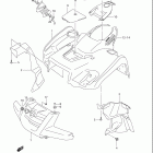 LT F500F VINSON 4x4 MANUAL Front fender (model k6)