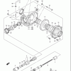 LT A700X KINGQUAD 4x4 Final bevel gear (rear)(model k7)