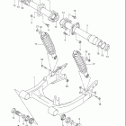LT F500F VINSON 4x4 MANUAL Rear swingingarm