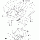 LT A500F,B,C VINSON 4x4 AUTOMATIC Rear fender (model k4)