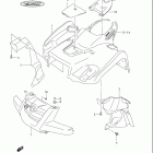 LT A500F,B,C VINSON 4x4 AUTOMATIC Front fender (model k4)