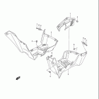 LT A700X KINGQUAD 4x4 Mudguard