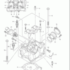 LT R450 QUADRACER Головка цилиндра