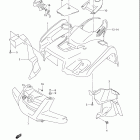LT F500F VINSON 4x4 MANUAL Front fender (model k4)