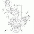 LT F400 EIGER 4x2 MANUAL Головка цилиндра