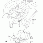 LT A500F,B,C VINSON 4x4 AUTOMATIC Rear fender (model k7)