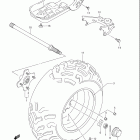 LT A500F,B,C VINSON 4x4 AUTOMATIC Заднее колесо левое