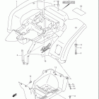 LT A500F,B,C VINSON 4x4 AUTOMATIC Rear fender (model k5 / k6)