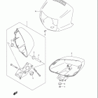 LT F500F VINSON 4x4 MANUAL Headlamp housing (model k4 / k5 / k6)
