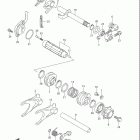 LT A700X KINGQUAD 4x4 Механизм  переключения передач