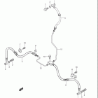 LT A500F,B,C VINSON 4x4 AUTOMATIC Передние тормозные трубки