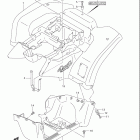 LT F500F VINSON 4x4 MANUAL Rear fender (model k5 / k6)