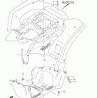 LT F500F VINSON 4x4 MANUAL Rear fender (model k4)