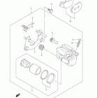 LT A500F,B,C VINSON 4x4 AUTOMATIC Rear caliper (model k4)