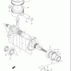 LT A700X KINGQUAD 4x4 Коленвал
