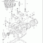 LT Z400,Z QuadSport Z400 Головка цилиндра