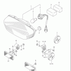 LT-A400 EIGER 4x2 AUTOMATIC Задний фонарь