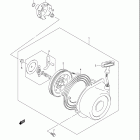 LT A700X KINGQUAD 4x4 Ручной стартер