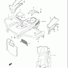 LT A700X KINGQUAD 4x4 Front fender (model k7)
