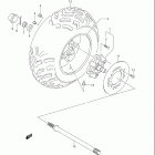LT A500F,B,C VINSON 4x4 AUTOMATIC Заднее колесо правое