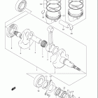 LT-A400 EIGER 4x2 AUTOMATIC Коленвал