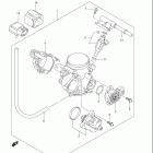 LT A700X KINGQUAD 4x4 Корпус Дросселя