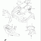 LT A500F,B,C VINSON 4x4 AUTOMATIC Front fender (model k6)