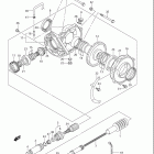 LT A700X KINGQUAD 4x4 Final bevel gear (rear)(model k6 ~f.no.5saap41 671...