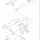 LT F500F VINSON 4x4 MANUAL Глушитель