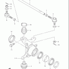 LT F500F VINSON 4x4 MANUAL Рулевая , поворотный кулак