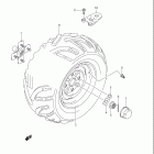 LT A700X KINGQUAD 4x4 Заднее колесо левое