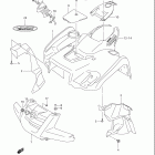 LT F500F VINSON 4x4 MANUAL Front fender (model k7)