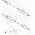 LT-A400F EIGER 4x4 AUTOMATIC Front drive shaft (model k5 / k6 / k7)